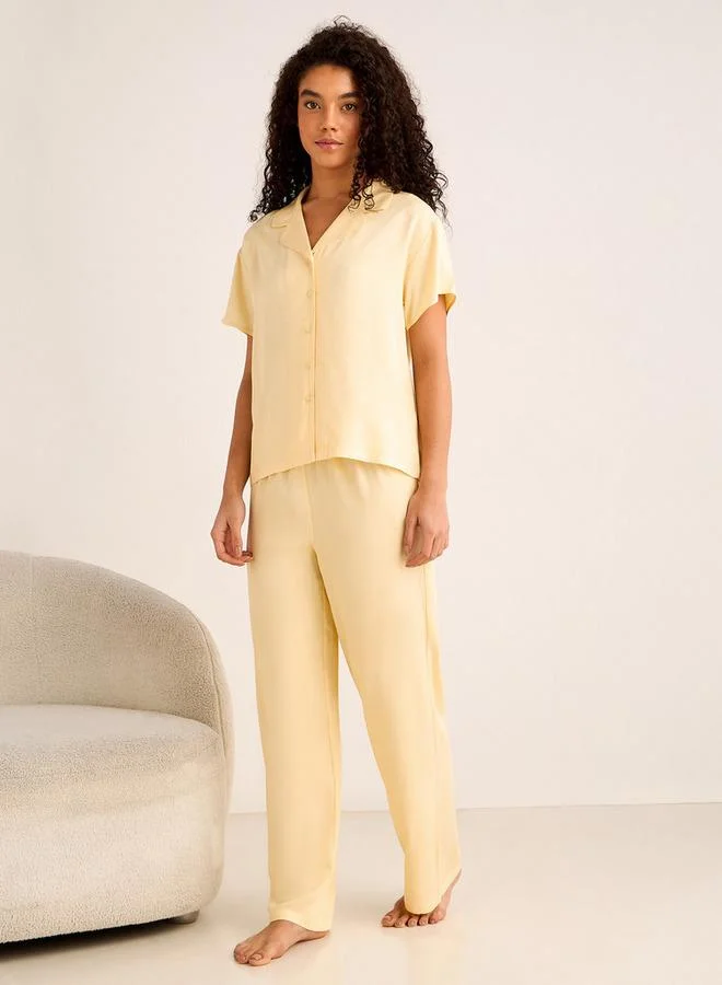 سبلاش فيڤ Pyjama Set Button-Down Shirt & Trousers